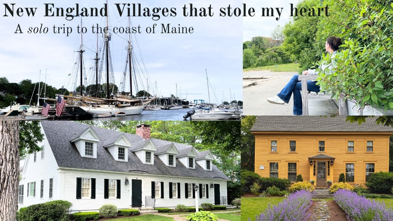 Camden Maine | A New England Village Where The Mountains Kiss the Sea | A Solo Journey to the coast