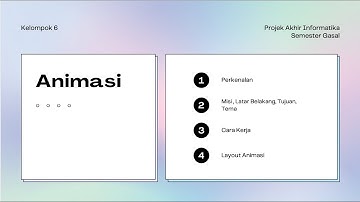 Final Project Informatika - Animasi | Kelompok 6 - XMIPA3