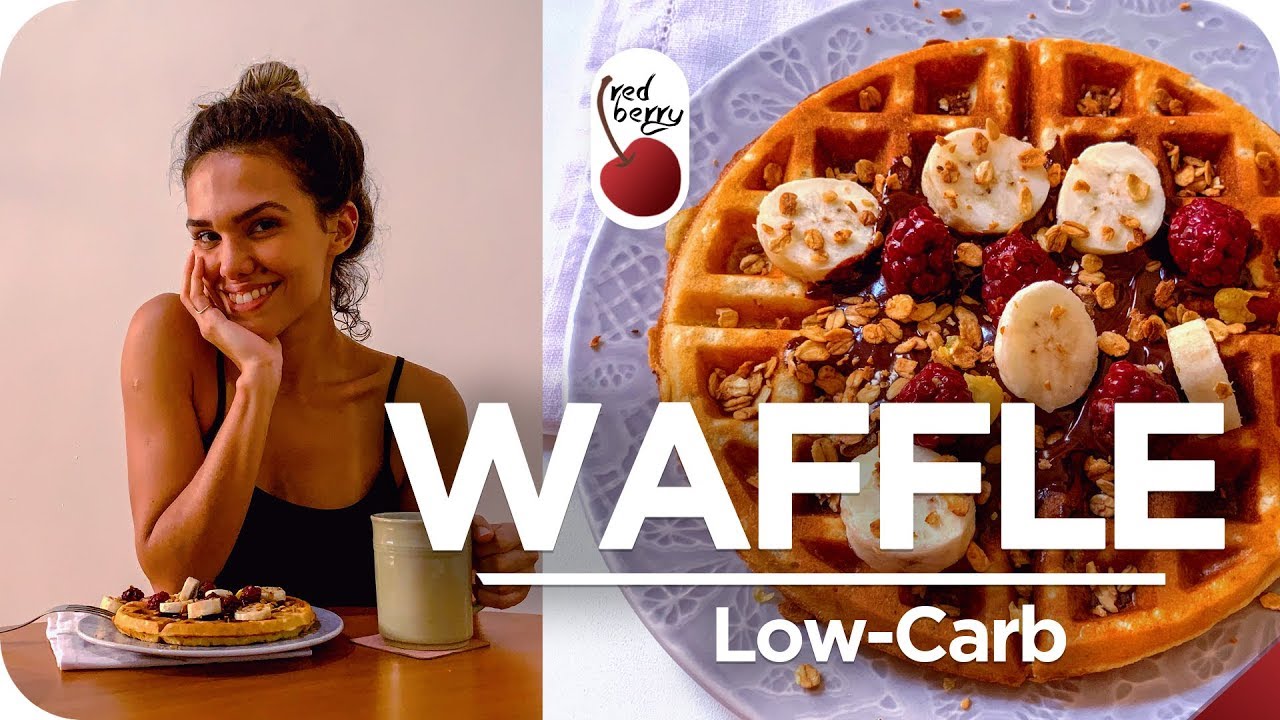 Waffle Low Carb Macio e Crocante  | Café da Manhã Low Carb