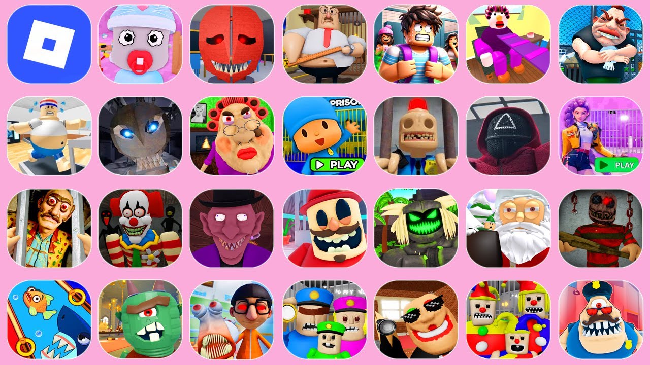 ROBLOX CHRISTMAS.EVIL TEACHER'S.BURGER SHOP.WILSON'S PRISON.POCOYO'S PRISON.SIREN COP'S PRISON...