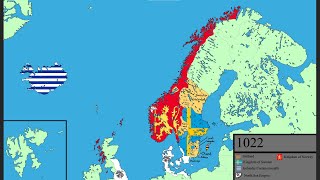 History of Scandinavia with Flags: Every Year (400-2026)