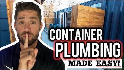 How to Install Plumbing in a Shipping Container Home | EP. 12