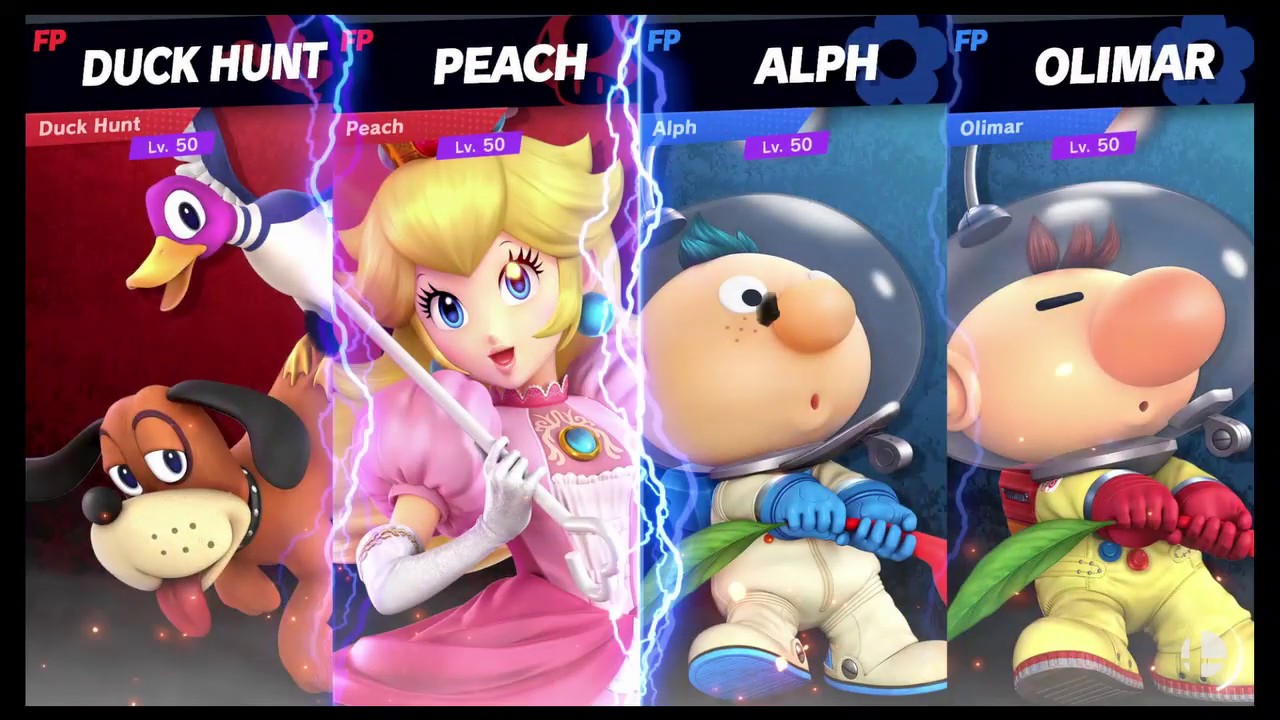 Super Smash Bros Ultimate Amiibo Fights Request #6544 Duck Hunt & Peach ...