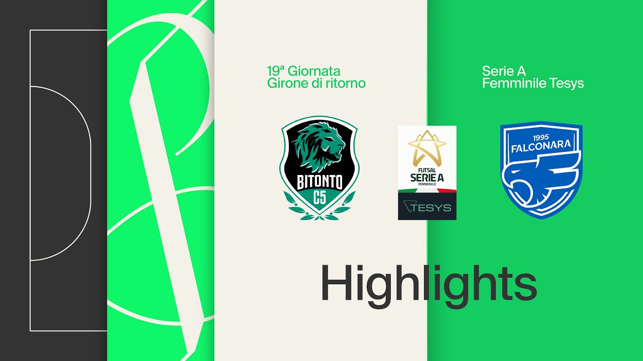 Bitonto-Okasa Falconara 2-0 | Gol e highlights | 19ª giornata | Serie A Tesys 2025/2026