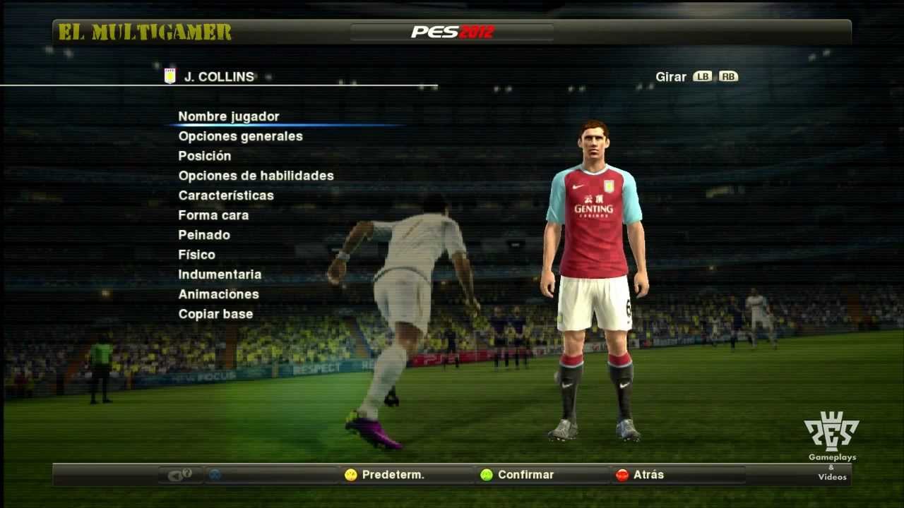 PES 2012: Premier League Teams - Aston Villa 2012 - YouTube