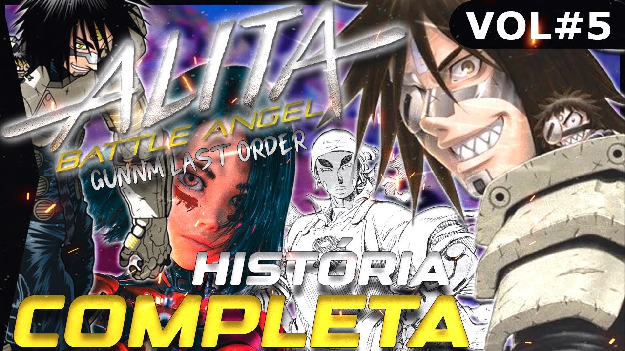 ALITA ANJO DE COMBATE - HISTÓRIA COMPLETA DO MANGÁ vol 5 | Gunnm Last