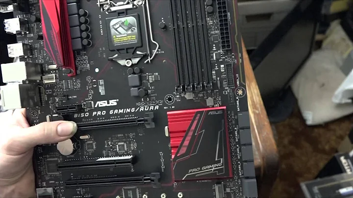 Unboxing the Sleek Asus B150 Pro Gaming Aura Motherboard