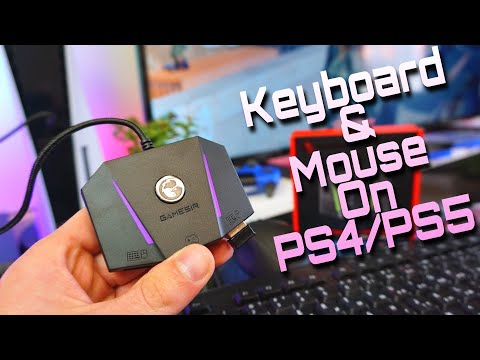 Play On Your PS5/PS4 With Keyboard U0026 Mouse Using The Gamesir VX AimBox Adapter