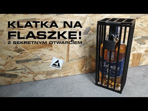 Spawaj z Piranem #61 - Klatka łamigłówka na butelkę whisky! - Niecodzienny prezent dla kumpla🎁
