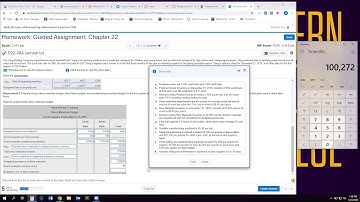 BUA 243 Chapter 22 Guided Assignment