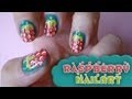 raspberry summer nailart tutorial