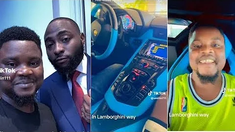 Davido House help and Driver use His Lamborghini to carry Ashawo for short time #davido