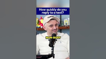 How quickly do you reply to a text? #shorts #garyvee