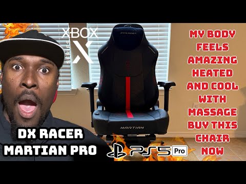 DX Racer Martian Pro Review Heated & Cool Seats With Massage (PS5,Series X, PC)
