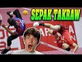 Americans React to Sepak Takraw Top 5 Strikers!
