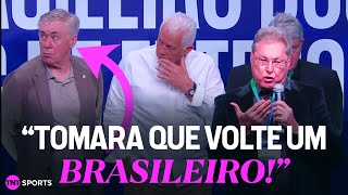 Alerta De Constrangimento Leão E Oswaldo De Oliveira Criticam Estrangeiros Na Frente De Ancelotti