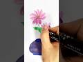 Simple Marker Flowers 🌸