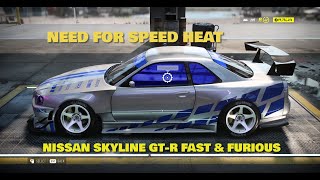 Need for Speed Heat - Nissan Skyline R34 GT-R Fast & Furious | Build Tutorial screenshot 5