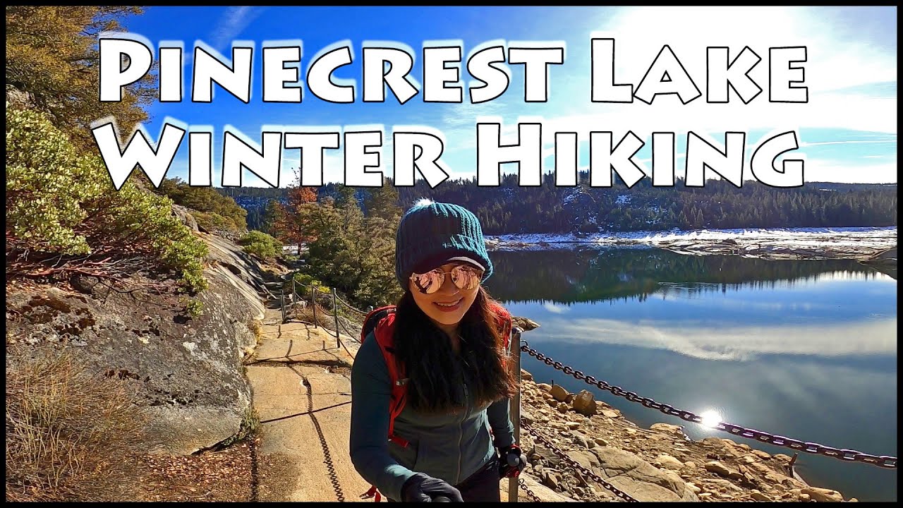 Pinecrest Lake Loop Winter Hiking, Strawberry Dam