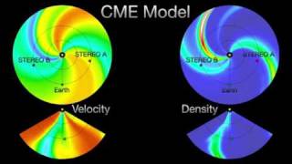 NASA STEREO SDO Data to Model Space Weather