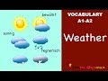 Learn German Vocabulary - Weather in German (Wetter)