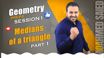 Medians of a triangle part 1/ Prep 2 geometry