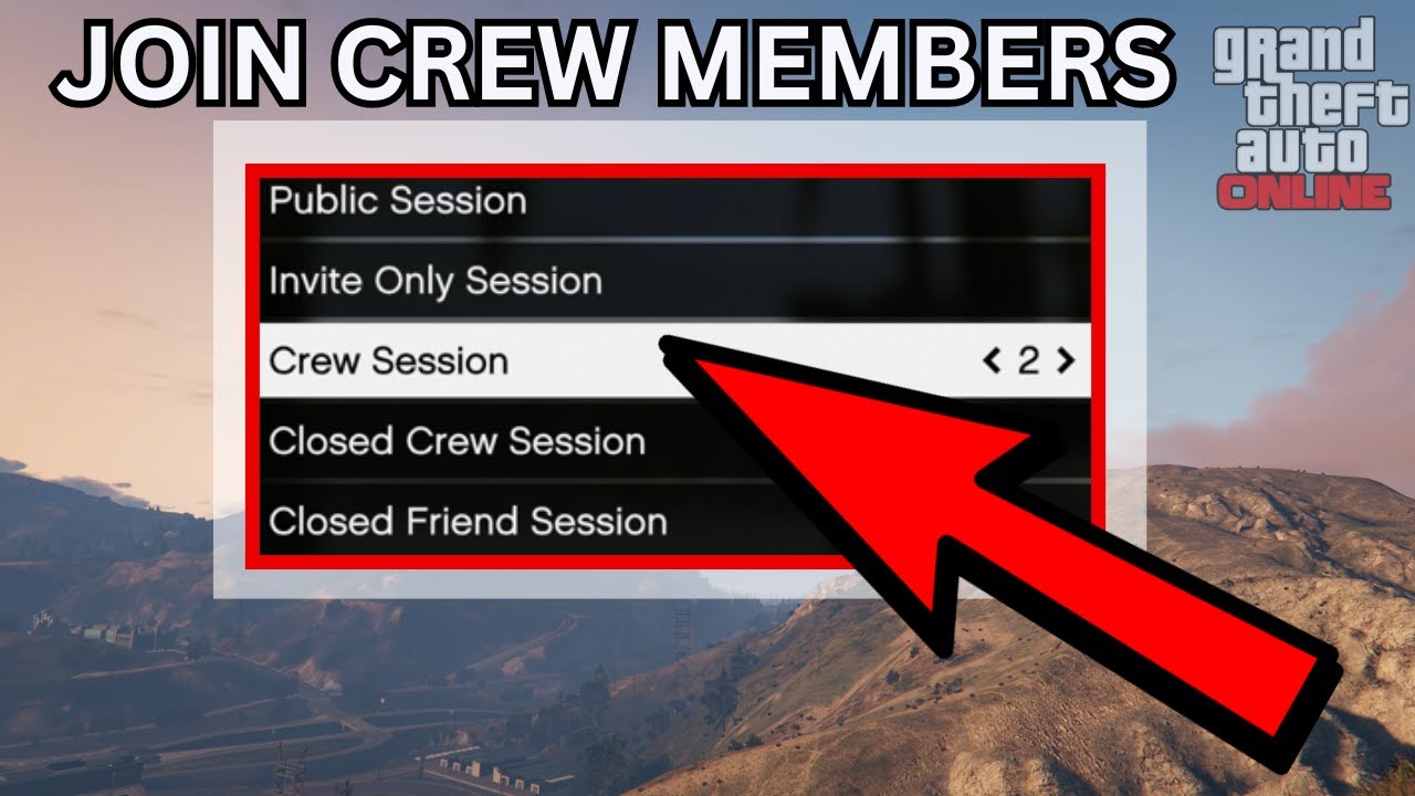 HOW TO JOIN CREW MEMBERS IN GTA 5 ONLINE YouTube 