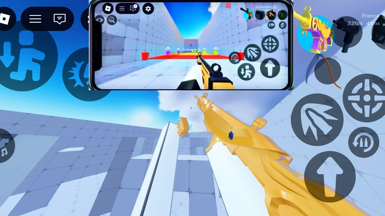 Mobile. Scope Button Rivals Playing Rivals on Mobile - YouTube