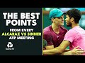 The best points from every alcaraz vs sinner atp meeting 