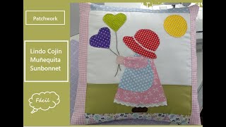 Sunbonnet Doll - Cushion with Appliqués Step by Step... Sunbonnet Doll - Cushion with Appliqués Step by Step...