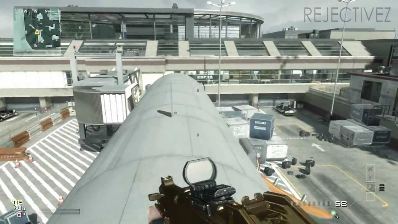 Modern Warfare 3 How to get on top of the plane on Terminal! YouTube