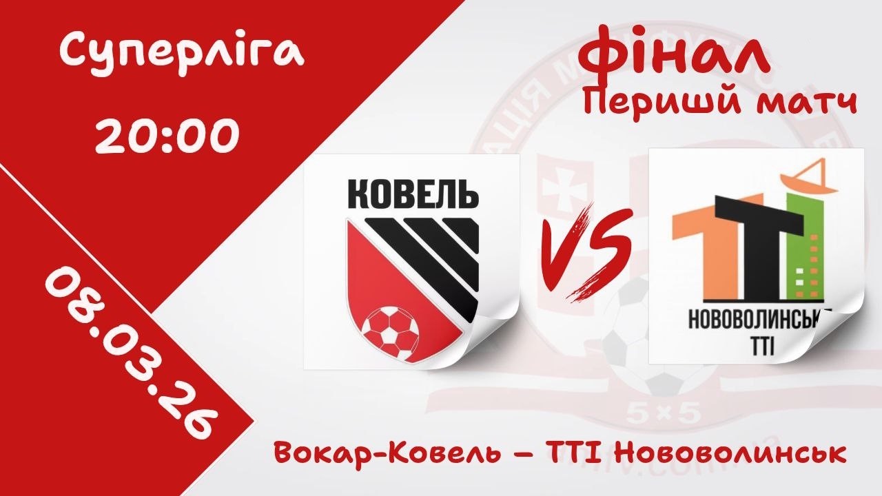 Вокар-Ковель – ТТІ Нововолинськ | фінал, перший матч | Суперліга