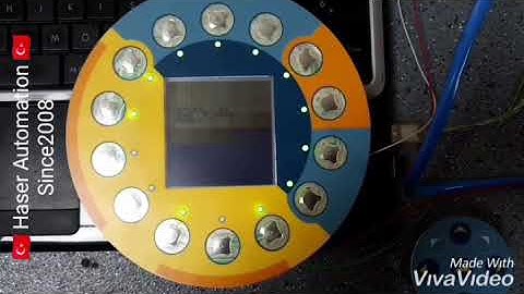 KEBA Kemro K2 OP200/Z operatör panel bakım onarım sonrası haberleşme ve LCD ekran piksel test işleml