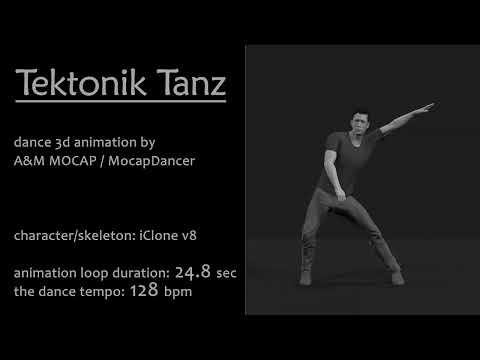 #iClone - Tektonik Tanz - #128bpm dance 3d animation