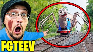 7 Youtubers Who Found Thomas The Train.exe In Real Life Fgteev, Unspeakable & Fv Family