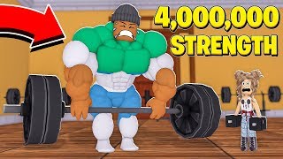 How I became the STRONGEST WEIGHT LIFTER Ever.. (Roblox)