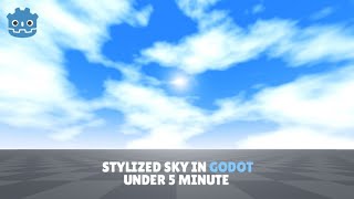 Stylized Sky In Godot 4 without Shaders | How to make Game On Android | Godot 4 World Environment