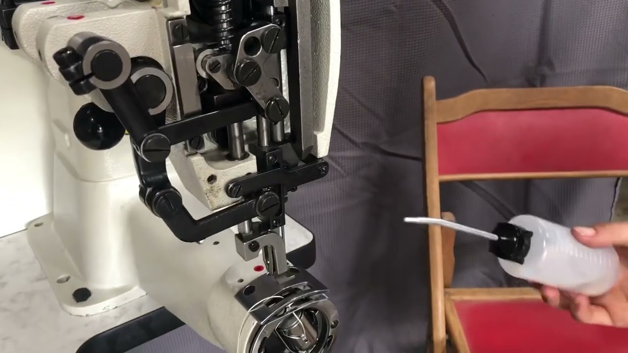 Cowboy 3200 Industrial Sewing Machine - How to Oil your machine