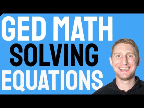 GED Math Solving
