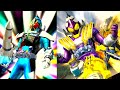 【ガンバライジング】仮面ライダーフォーゼ コズミックステイツ メテオフュージョンステイツ GLR 必殺技演出「ライダーフュージョンドリルキック」「ライダー超銀河フィニッシュ」