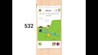 Brain Test 4 Level 532 Walkthrough