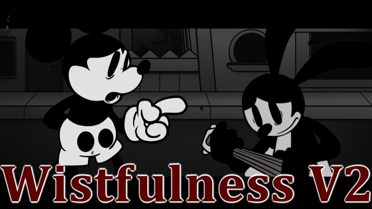 FNF】Wistfulness V2 but WI Mickey Mouse and WI Oswald sings it