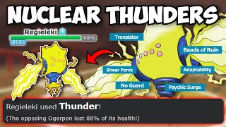 DROPPING 200+ BASE POWER THUNDERS IN SHARED POWER | Pokémon Showdown Shared Power by Krizzler 1,142 views 3 months ago 6 minutes, 4 seconds
