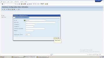 How to activate BC set