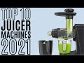 Top 10: Best Slow Juicers of 2021 / Cold Press Juicer / Slow Masticating Juicer Extractor