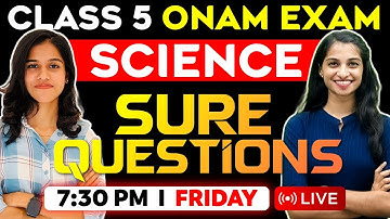 Class 5 Basic Science Onam Exam | Basic Science Mini Marathon | Sure Question | Exam winner Class 5