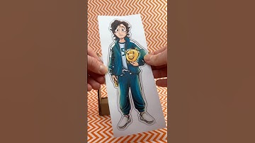 New Paper Craft Transformation of Gi-hun by Squid Game 👹#squidgame #squidgame2 #papercraft #gihun