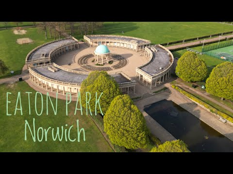 পাখির চোখে নরউইচের ইটন পার্ক | তোড়ার খেলাধূলা | Eaton Park, Norwich #droneshots #UK #travel