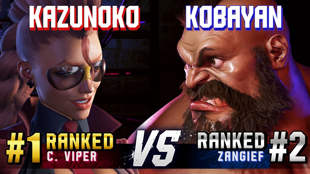 SF6 ▰ KAZUNOKO (#1 Ranked C.Viper) vs KOBAYAN (#2 Ranked Zangief) ▰ High Level Gameplay