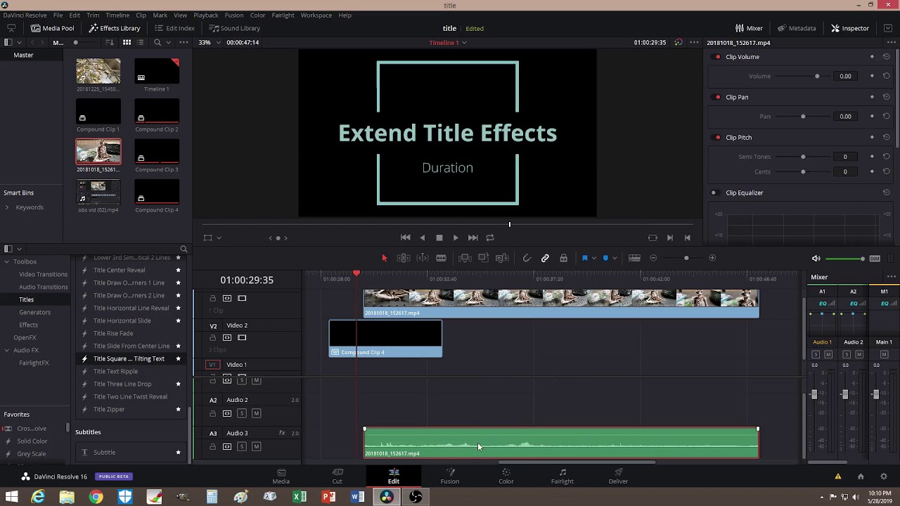 davinci resolve free video editor effects